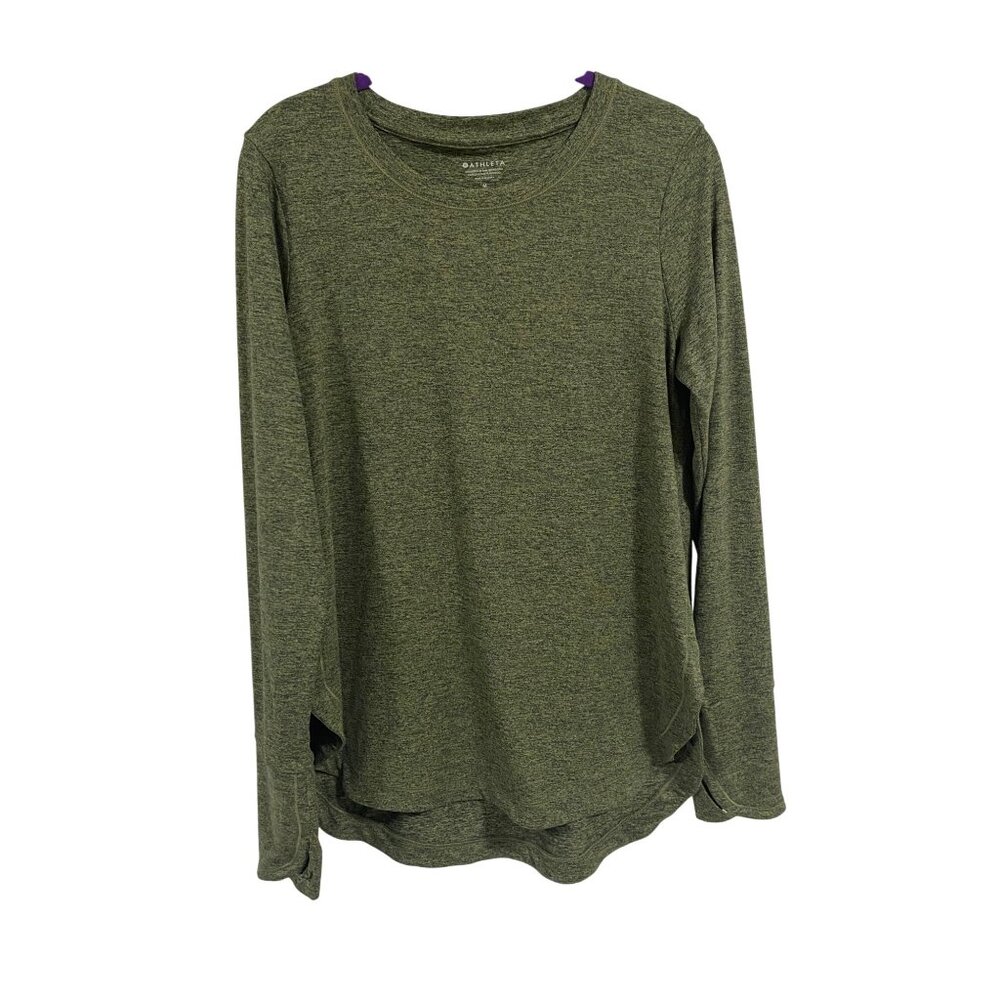 Athleta Uptempo Top‎ Green Size M